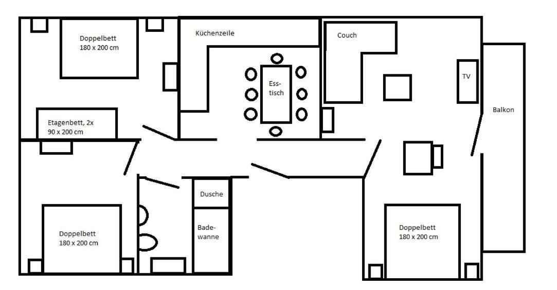 Ferienwohnung Glueckskinder Rust Buitenkant foto